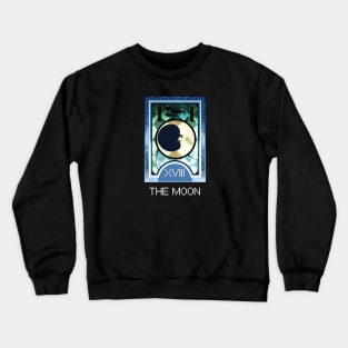 The Moon Arcana Tarot Card Crewneck Sweatshirt